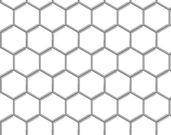 1/6 White Hex Tile Dollhouse Wallpaper 1:6 Vintage White Hex Tile Miniature Flooring for Roombox or Diorama Printable Download 8.5x11 11x17