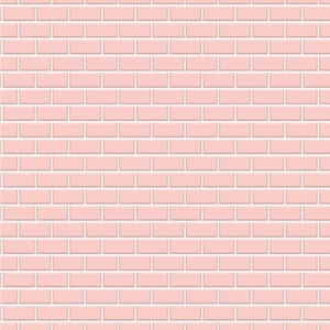 Dollhouse 1:12 Scale Corallin Pink Subway Tile Miniature Roombox Kitchen Bathroom Diorama Scrapbooking Printable Download 8.5x11 11x17