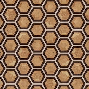 1/12 Oak Honeycomb Wood Dollhouse Flooring 1:12 Plank Farmhouse Miniature Flooring Roombox or Diorama Printable Download 8.5x11 11x17 sheets