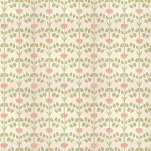 1/12 Dollhouse Arts & Crafts Voysey Briar Wallpaper 1:12 Miniature Decor for Roombox or Diorama Printable Download 8.5x11 11x17