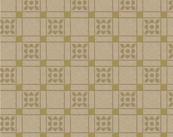 1/12 Tan & Brown Linoleum Dollhouse Flooring 1:12  Miniature Wallpaper for Roombox or Diorama Printable Download 8.5x11 11x17