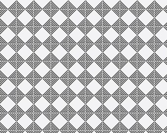 Dollhouse Flooring 1:24 Scale Black White Striped Square Tile Wallpaper Miniature Roombox Diorama Kitchen Printable Download 8.5x11 11x17