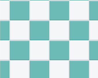 1/12 Dollhouse Teal Blue Green & White Square Checkerboard Tile Flooring 1:12 Miniature Wallpaper Roombox  Printable Download 8.5x11 11x17
