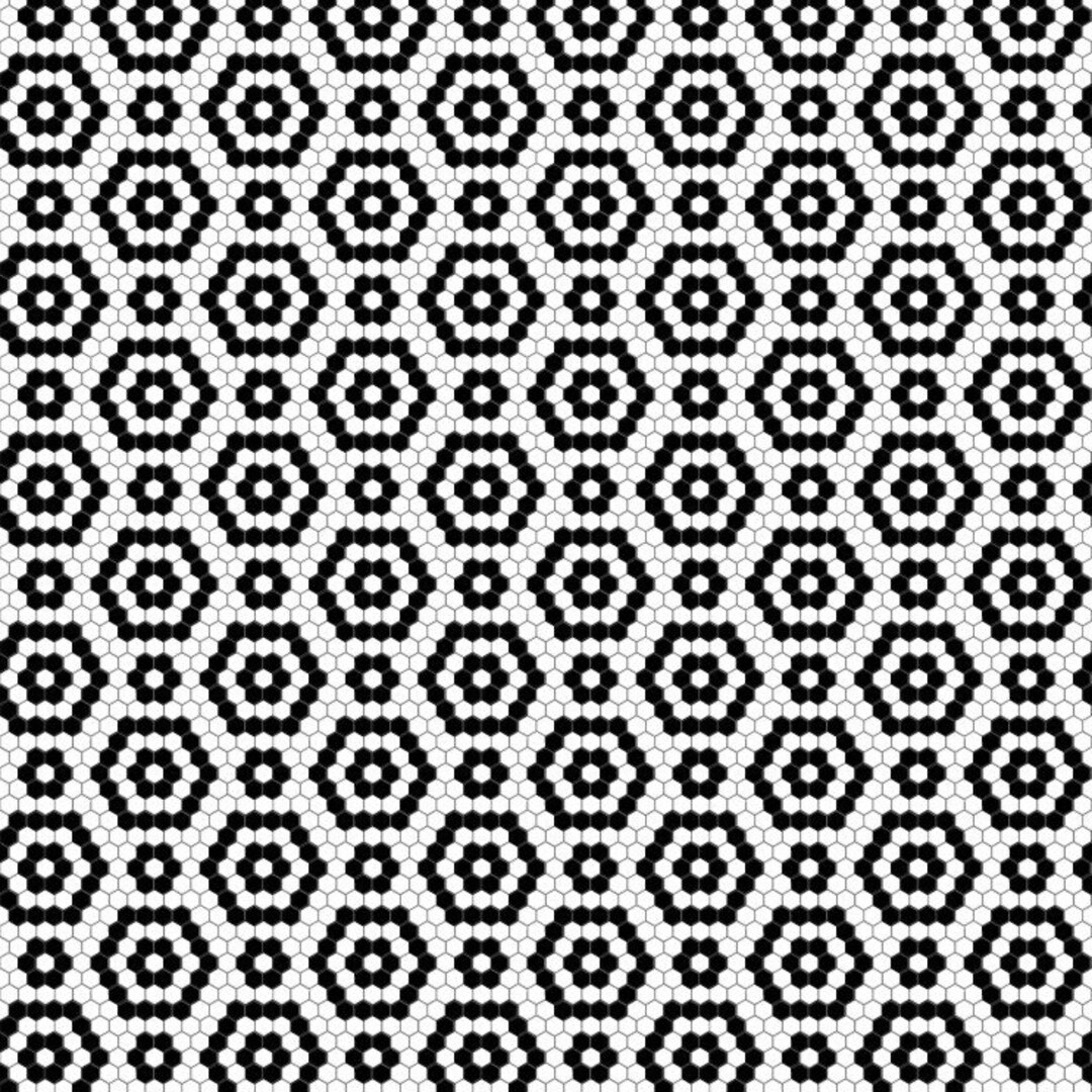 1/12 Retro Tile Dollhouse Flooring 112 Vintage Black White Etsy