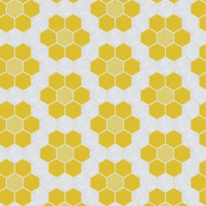 1/6 Citrus & Honey Flower Linoleum Puppenhaus Boden 1:6 Gelb Miniatur Wallpaper für Roombox Diorama Printable Download 8.5x11 11x17