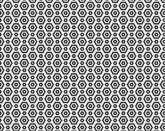 1/24 Retro Tile Dollhouse Flooring 1:24 Vintage Black White Hex Tile Miniature Wallpaper Roombox or Diorama Printable Download 8.5x11 11x17