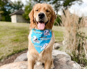 miami dolphins dog bandana