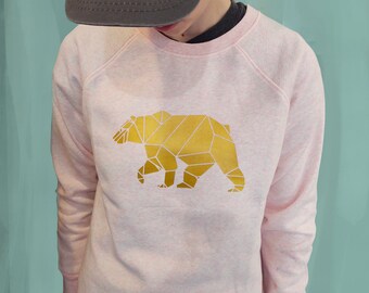 Geometric Bear Sweater