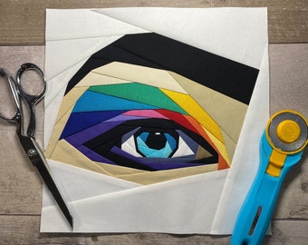 PDF Window of the Soul Foundation Paper Piecing EYE Pattern