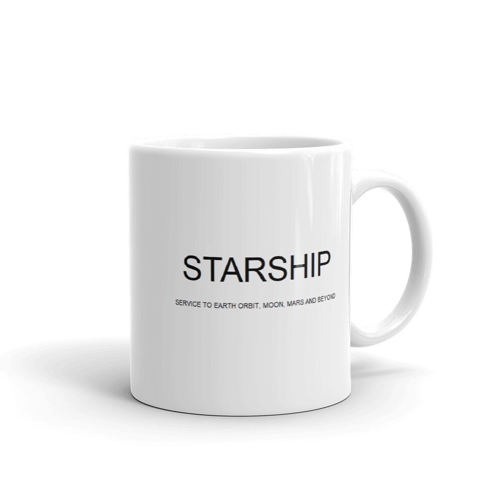 Spacex Starship Coffee Mug Etsy