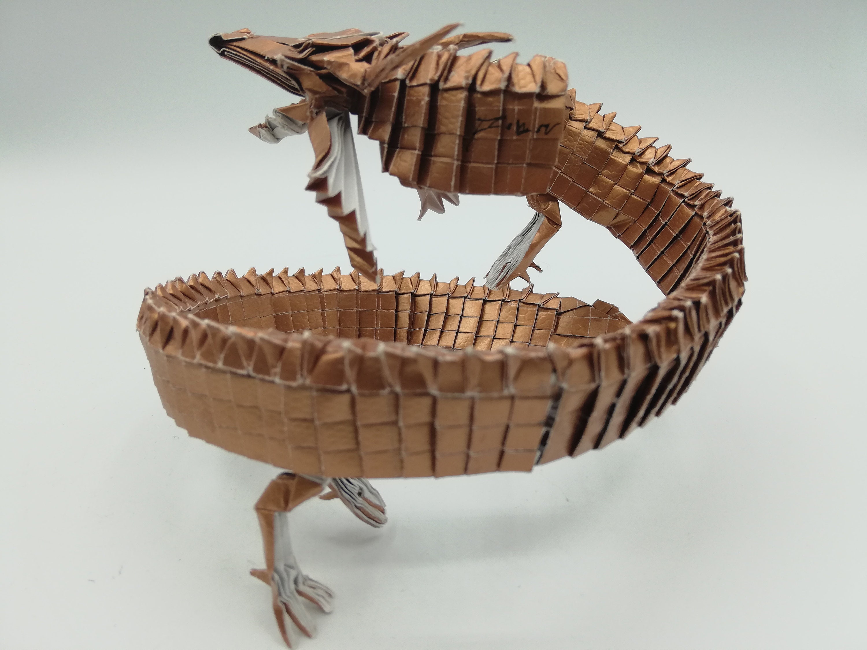 Chinese Dragon ryujin Folding Origami Etsy UK