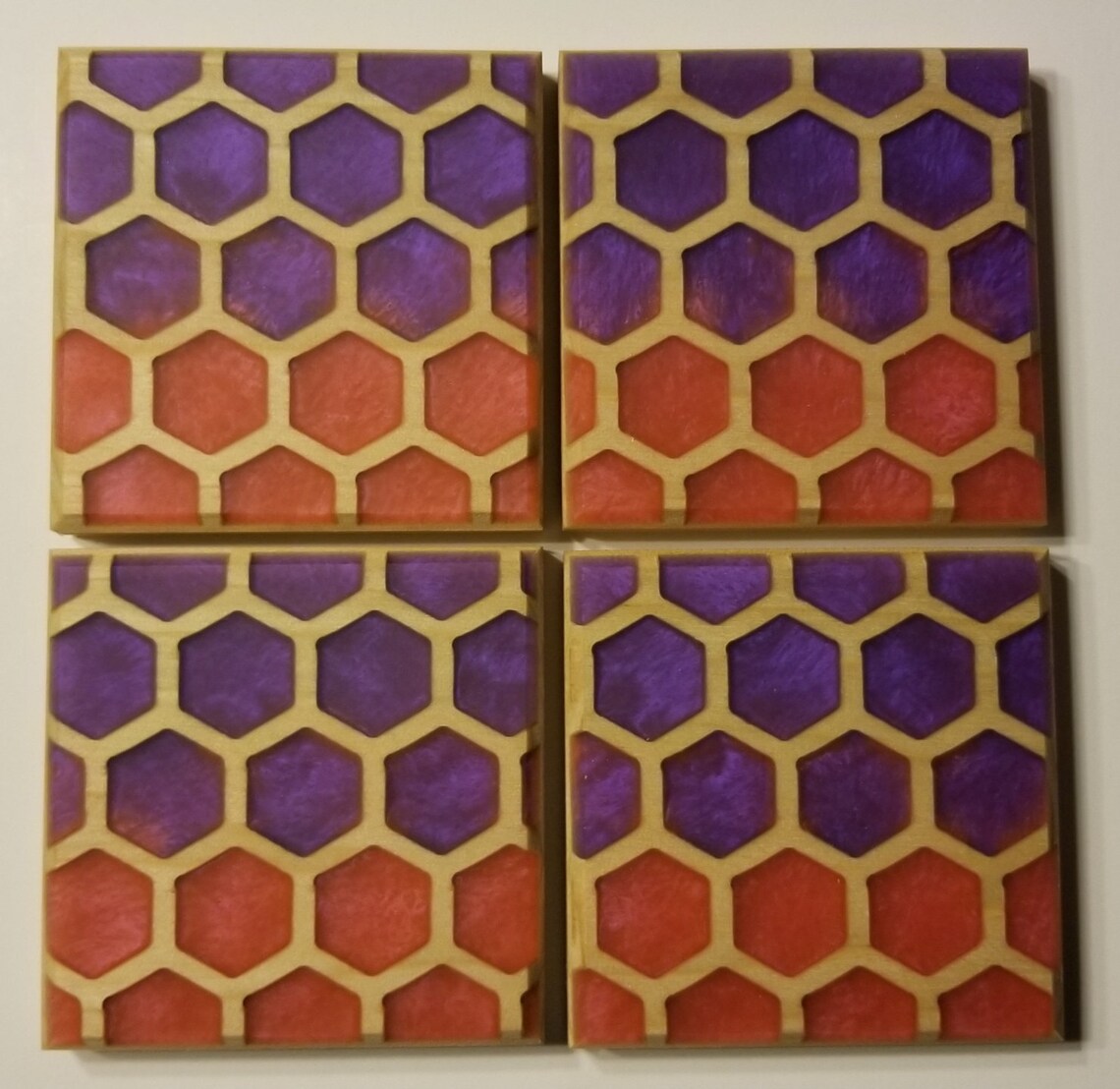 Resin Coaster Set With Bottle Openers Poplar Wood Etsy UK