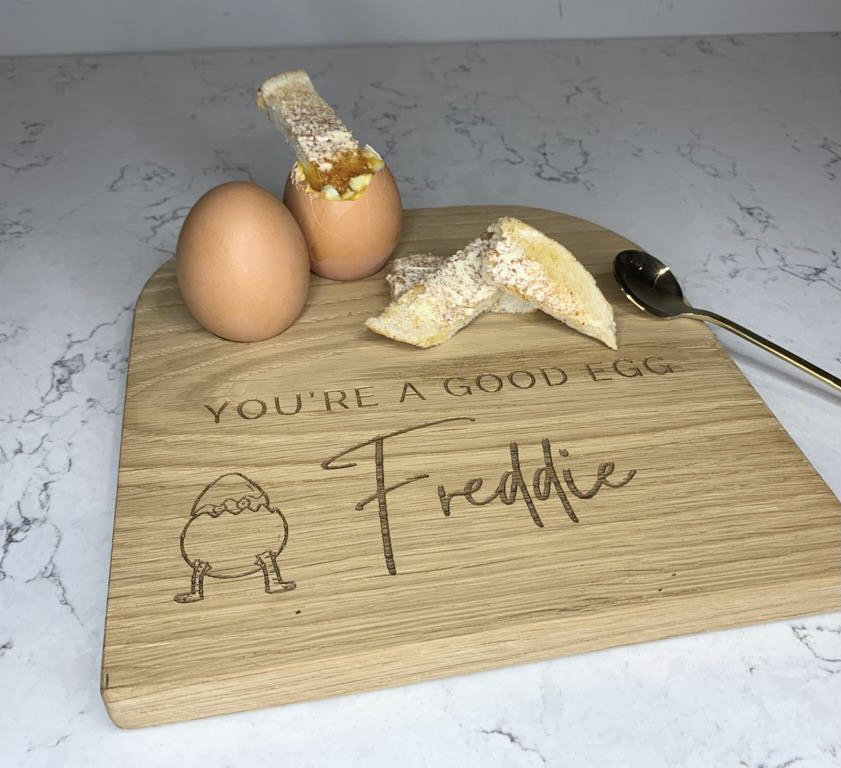 Personalised dippy egg board egg serving board breakfast Etsy