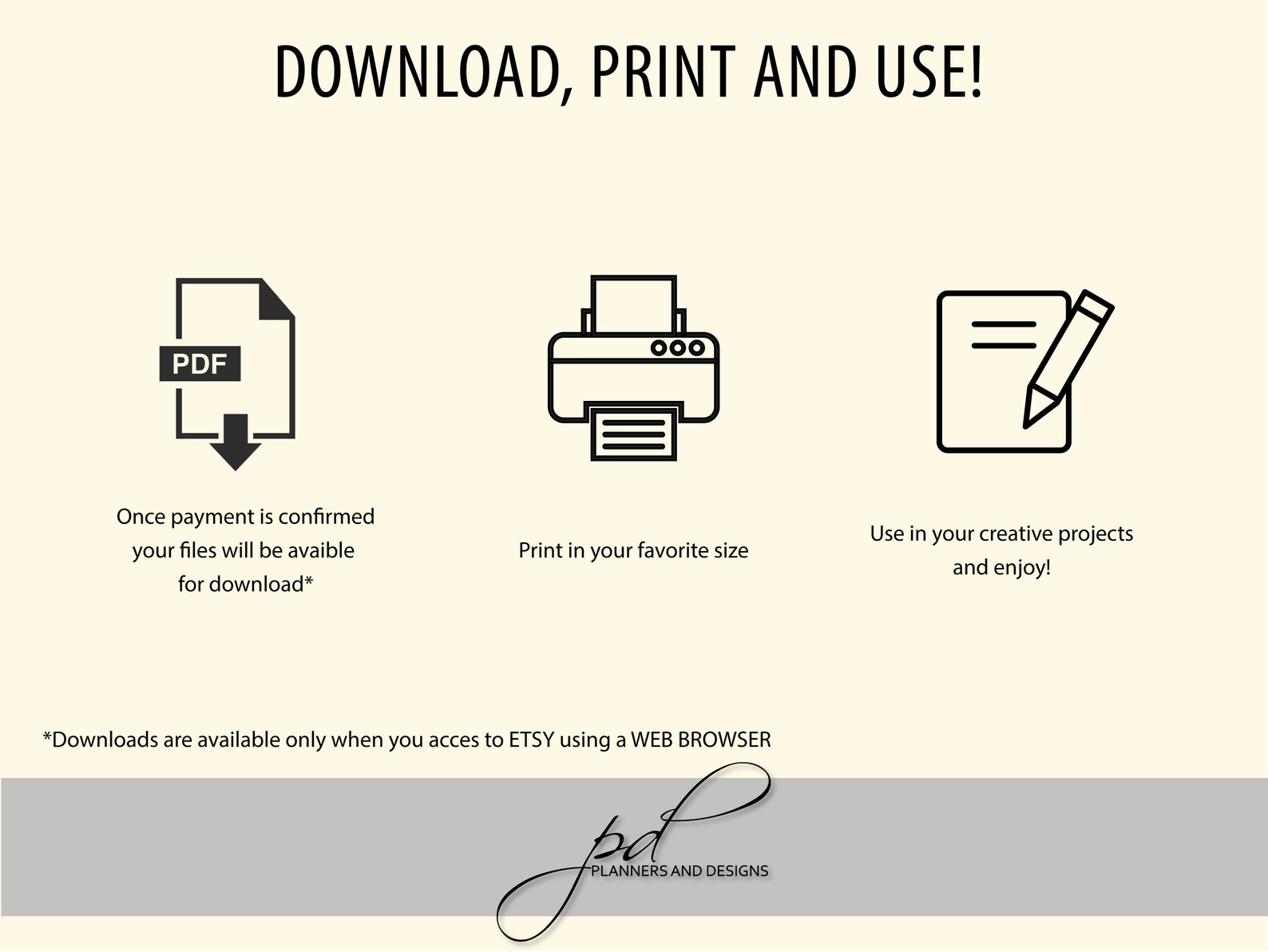 Printable Monthly Blank Calendar, Letter Size, Instant Download - Etsy