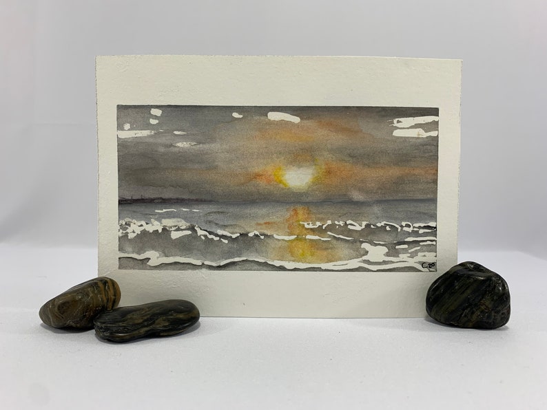 Sunrise Original Watercolor Painting