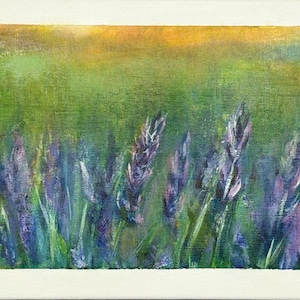 Lavender Field original Acrylic Painting