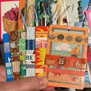 2 washi sampler bookmarks