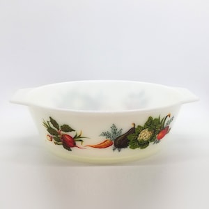 Pyrex Casserole Dish, JAJ Tuscany, Vintage Pyrex Dish, Market Garden, Pyrex Bowl, Pyrex Serving Dish, Vintage Kitchenware, Women Gift