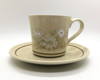 Lambethware, Royal Doulton, tasse et soucoupe vintage, Florinda, Chine vintage, ustensiles de cuisine vintage, soucoupe florale, cadeau vintage pour femmes