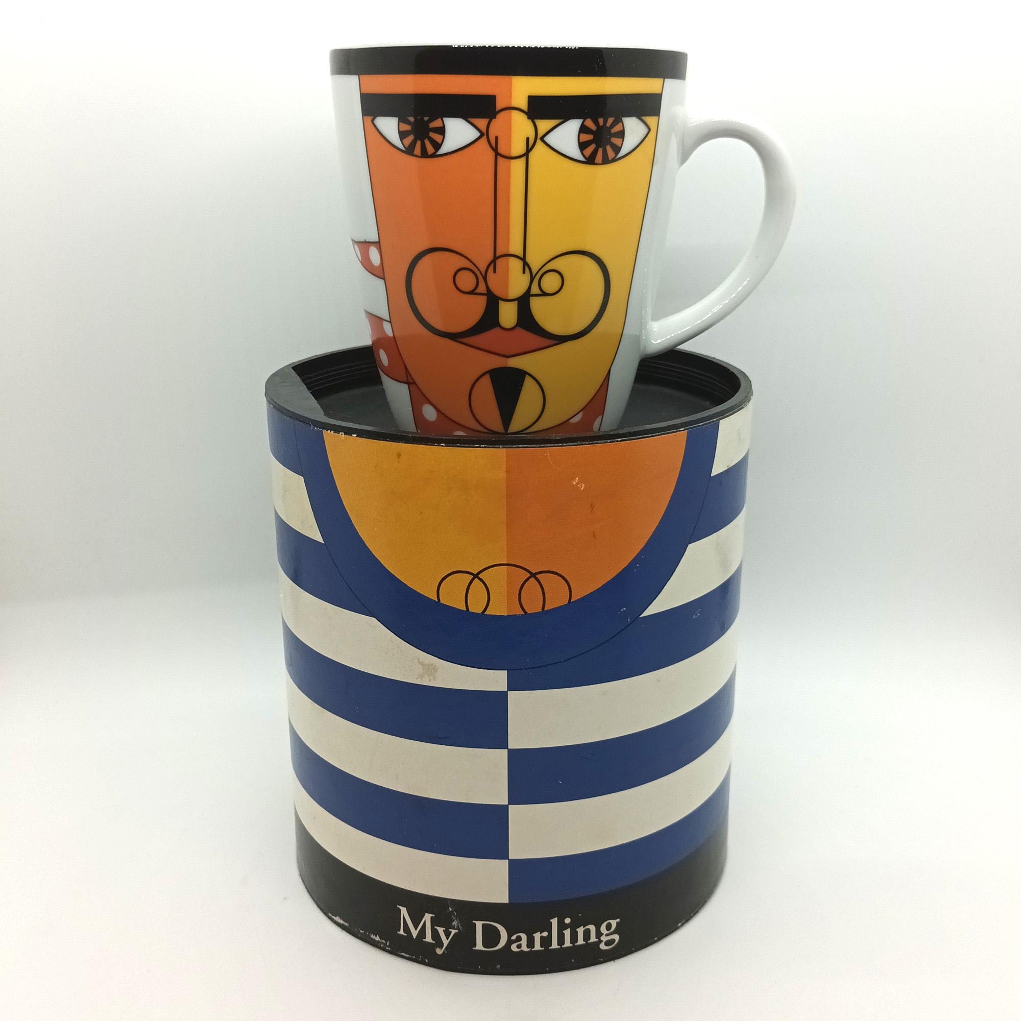 Ritzenhoff Mug My Darling, Ritzenhoff Coffee Mug, Character Mug, French Themed Gift, Boxed Mug, Collectable Mug, Coffee Lover Gift, Vintage