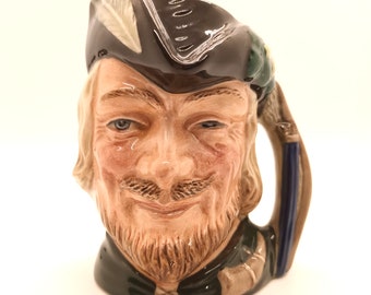 Jarro Royal Doulton, Robin Hood, Jarro de Personagem, Jarro Toby, Jarro Pequeno, Jarro Vintage, Barware Vintage, Presente Vintage Masculino