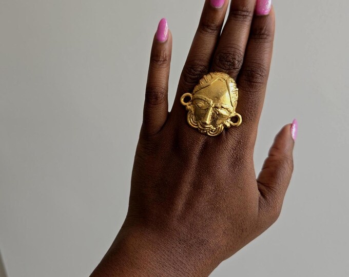 Adjustable Bronze Ring, Ring, Ethnic Jewelry, African Jewelry - SRAN
