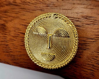 Unisex Bronze Brooch Boutonniere,Costume Accessories,Costume Pin,Ethnic Accessories- MI NDÈ