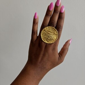 Adjustable bronze ring, Ring, Ethnic jewelry, African jewelry - AHOU