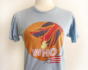 Vintage 1976 The Who Tour Tshirt