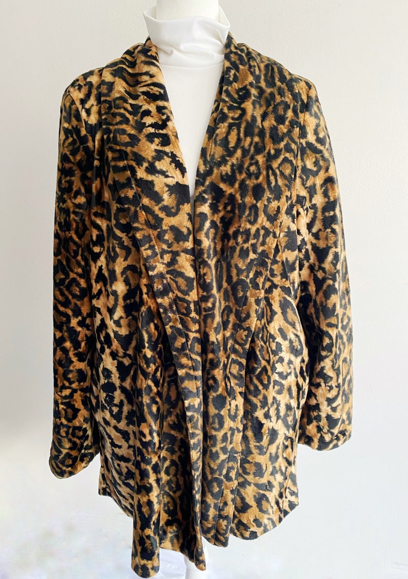 Vintage VTG 1980s 80s Faux Fur Cheetah Print Coat - Etsy