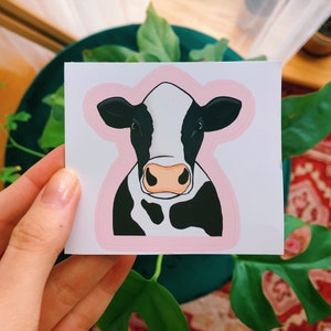 Cute Cow Illustration  | Sticker