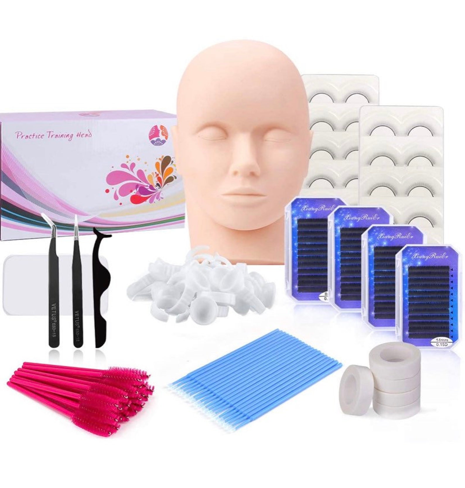 False Eyelash Extension Kit for Beginners Etsy