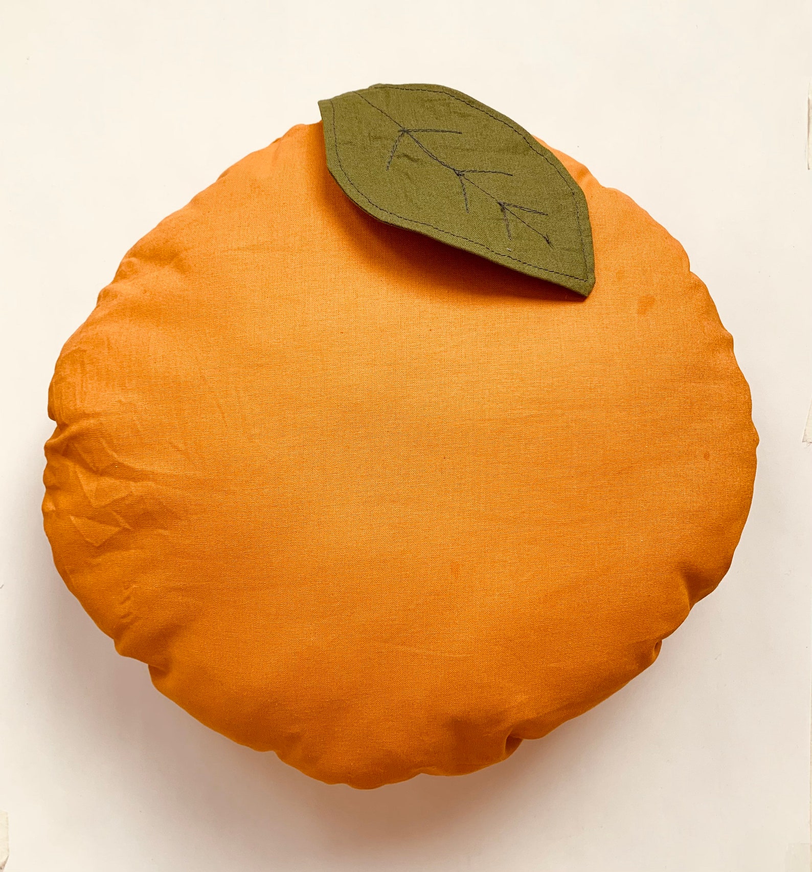 Orange Pillow Orange Shaped Pillow for Nursery Fruit Shaped Etsy