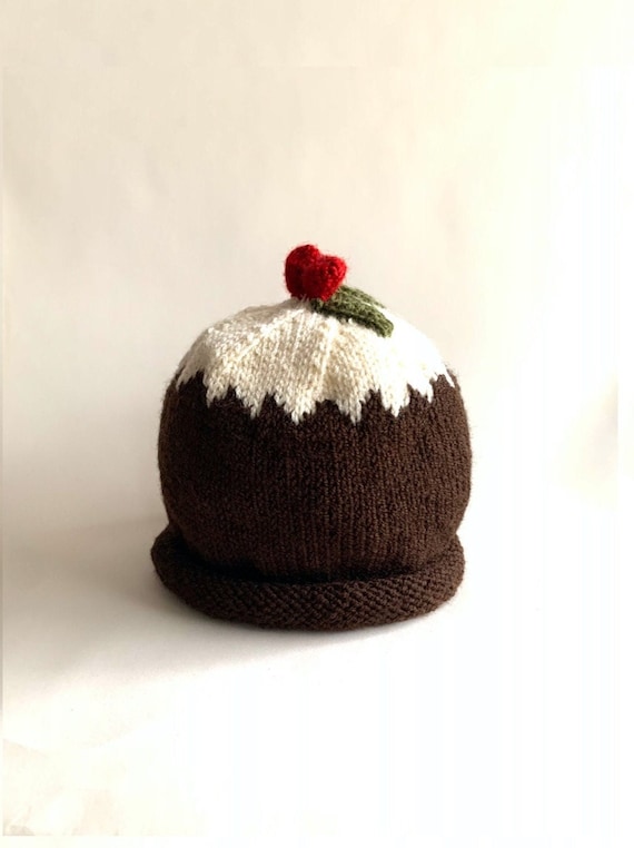 Christmas Pudding Hat Adult Brown Christmas Pudding Hat Adult Brown