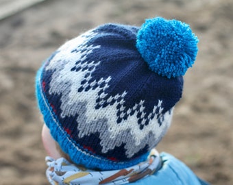 Nordic Kids Hat, Scandinavian Toddler Headwear