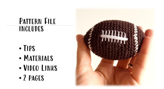Modello di calcio all'uncinetto, Amigurumi sportivo, Calcio Amigurumi, Pallone da calcio all'uncinetto, Modello di sport con la palla all'uncinetto, Calcio all'uncinetto, Sport - Italia