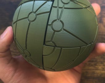 Treasure Planet Star Map Puzzle Cube | 3D Printed Rotating Star Map | Interactive Space Cube Toy | Sci-Fi Desk Display