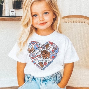 Retro Buffalo Heart Toddler T-Shirt || Buffalo Football Toddler Shirt Buffalo Youth T Shirt Lets Go Buffalo Bills Mafia 716 Buffalo Child