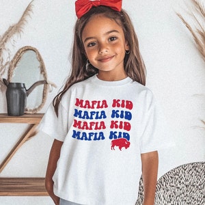 Mafia Kid Youth T-Shirt || Buffalo Football Kids Shirt Buffalo Youth T Shirt Lets Go Buffalo Mafia 716 Buffalo Child WNY