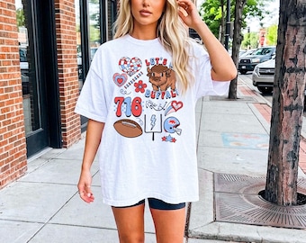 Retro Buffalo T-Shirt || Buffalo Football Shirt Football Fan T Shirt Tee Lets Go Buffalo Mafia 716 Buffalo Gift WNY New York
