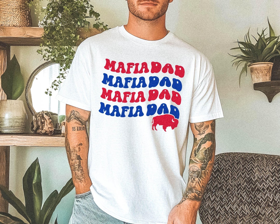 Camiseta de papá mafioso // Camiseta de fútbol de Buffalo, camiseta de