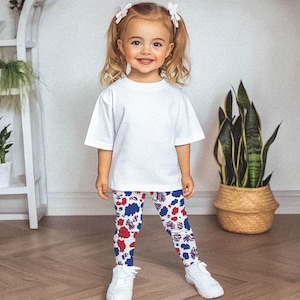 Buffalo Spots Kids Leggings || Buffalo Football Toddler Leggings Buffalo Youth Pants Lets Go Buffalo Mafia 716 Buffalo Child WNY