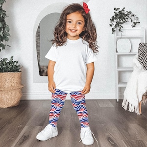 Buffalo Wave Kids Leggings || Buffalo Football Toddler Leggings Buffalo Youth Pants Lets Go Buffalo Mafia 716 Buffalo Child WNY