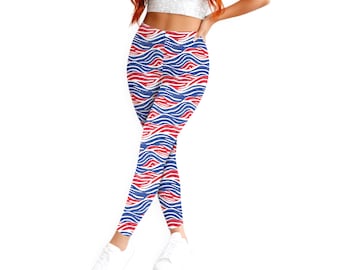 Buffalo Wave Leggings || Buffalo Football Adult Leggings Buffalo Pants Lets Go Buffalo Mafia 716 Buffalo Women WNY