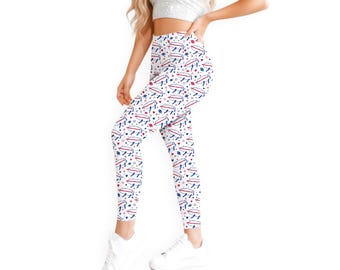 Potato Buffalo Doodle Leggings || Buffalo Football Adult Leggings Buffalo Pants Lets Go Buffalo Mafia 716 Buffalo Women WNY