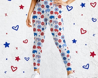 Buffalo Floral Leggings || Buffalo Football Adult Leggings Buffalo Pants Lets Go Buffalo Mafia 716 Buffalo Women WNY