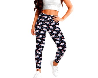 Potato Buffalo Black Doodle Leggings || Buffalo Football Adult Leggings Buffalo Pants Lets Go Buffalo Mafia 716 Buffalo Women WNY