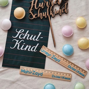 wooden ruler schoolchild school start