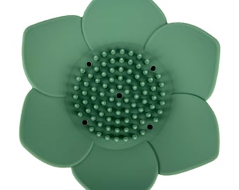 Silicone Lotus Soap Tray: Long-Lasting Shower Steamer Holder