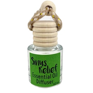 Sinus Relief Essential Oil Diffuser: Eucalyptus, Mint, Tea Tree
